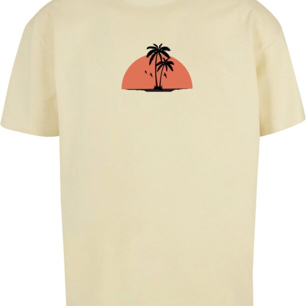 Merchcode Tricou 'Summer - Beach'  galben deschis / mai multe culori