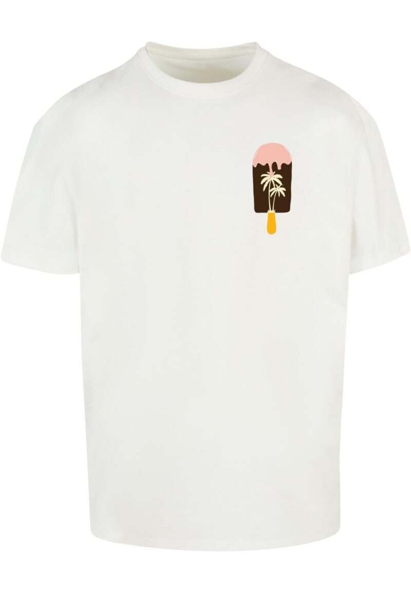 Merchcode Tricou 'Summer - Icecream'  mai multe culori / alb