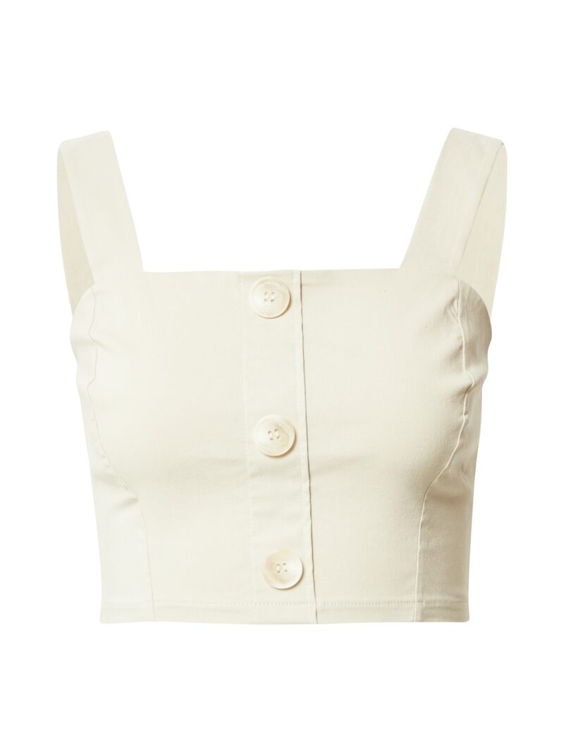 Miss Selfridge Top  alb perlat