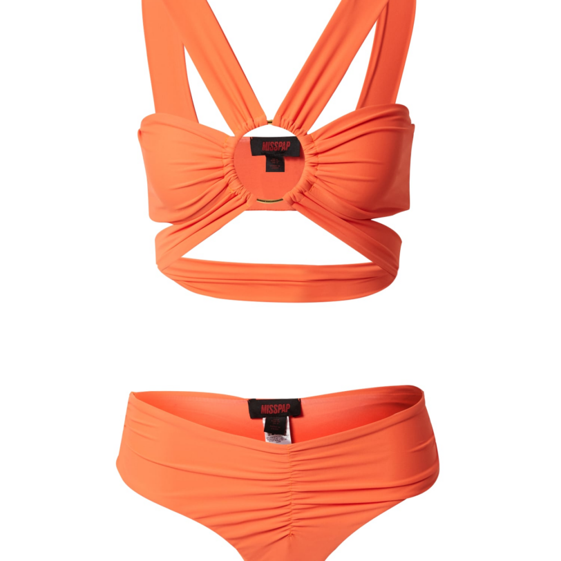 Misspap Costum de baie două piese  portocaliu deschis