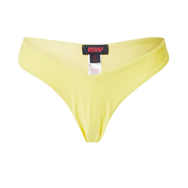 Misspap Slip costum de baie  galben