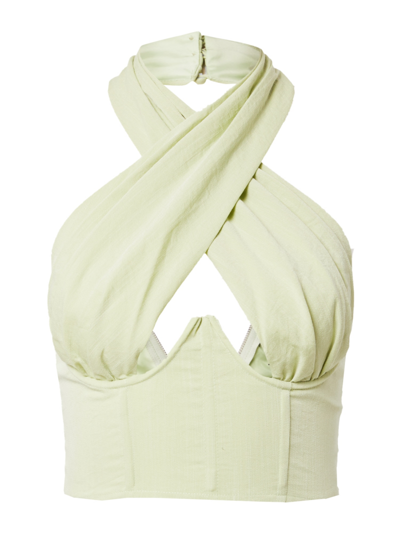 Misspap Top  verde pastel