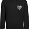 Mister Tee Bluză de molton 'Heart Cage'  gri / gri deschis / negru