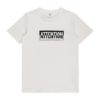 Mister Tee Tricou 'Attention'  negru / alb