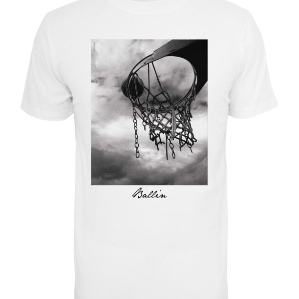 Mister Tee Tricou 'Ballin 2.0'  gri / gri închis / negru / alb