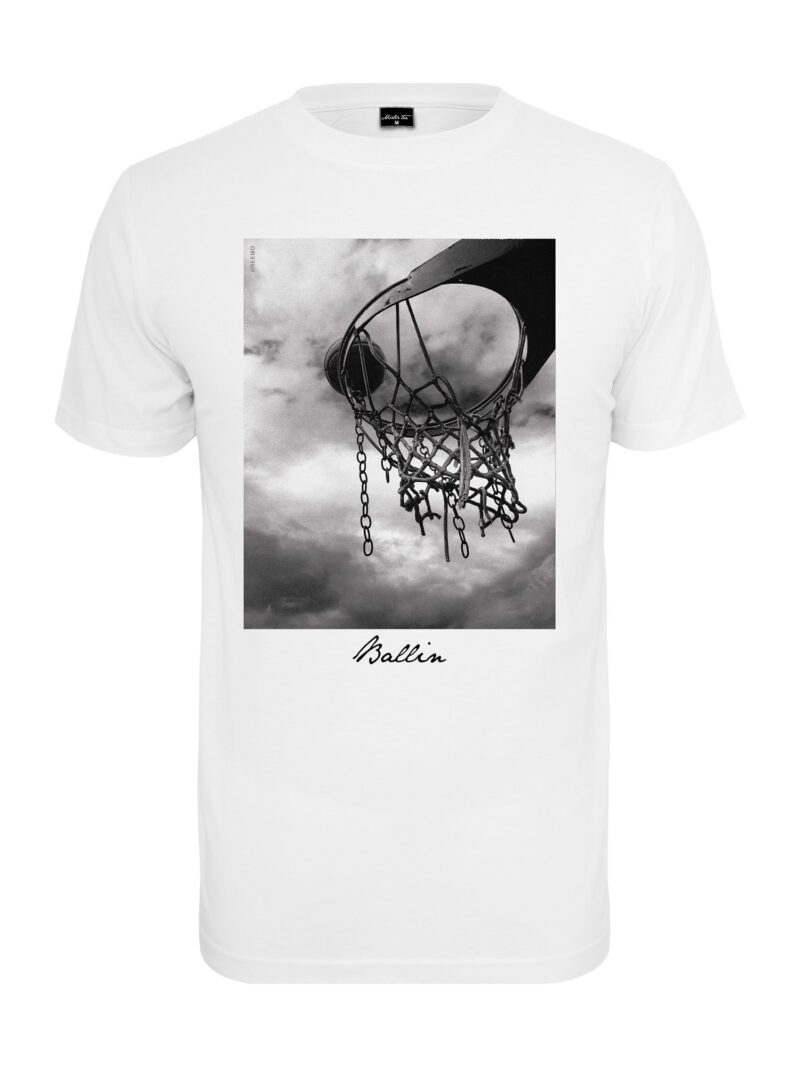 Mister Tee Tricou 'Ballin 2.0'  gri / gri închis / negru / alb