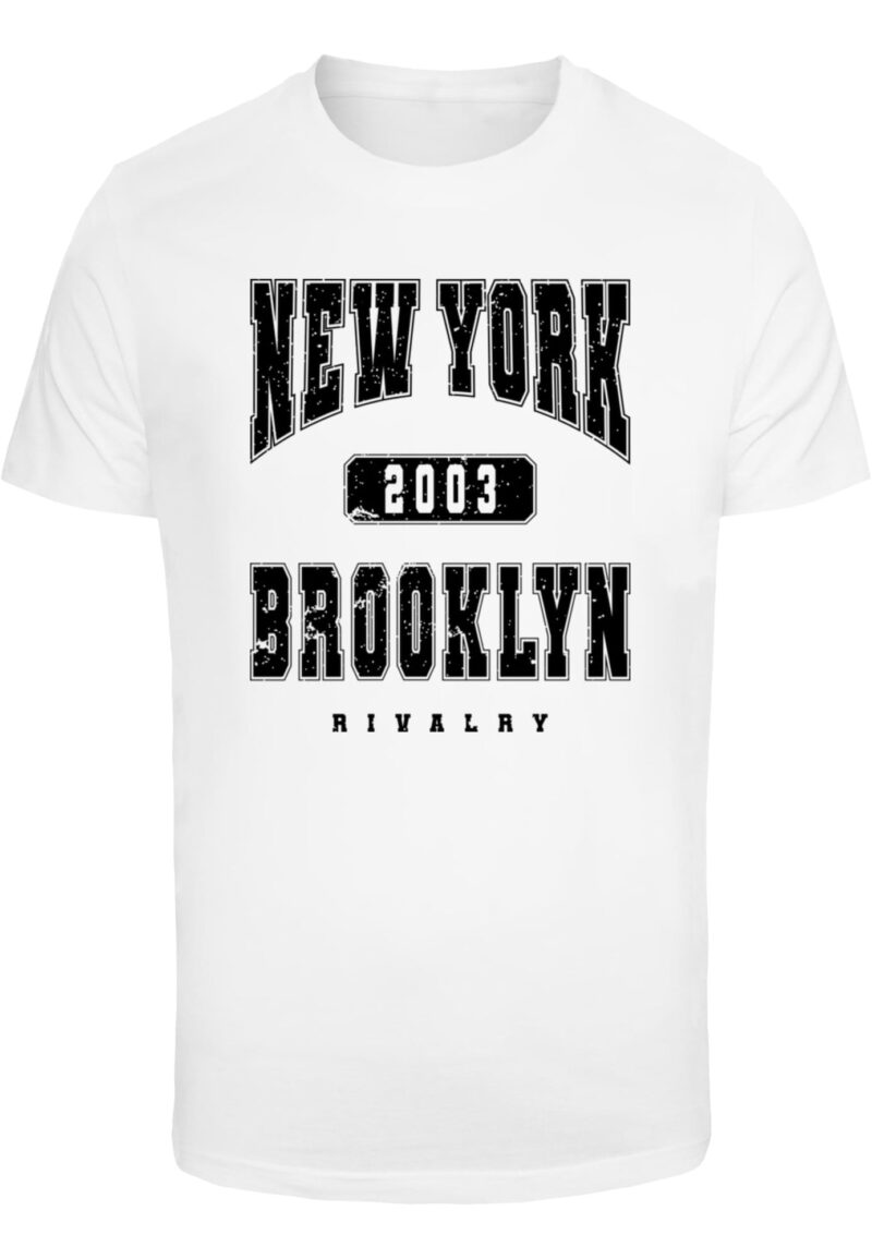 Mister Tee Tricou 'Brooklyn'  negru / alb