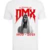 Mister Tee Tricou 'DMX Memory'  roșu / negru / alb