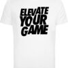 Mister Tee Tricou 'Elevate Your Game'  negru / alb