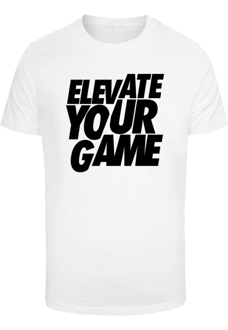 Mister Tee Tricou 'Elevate Your Game'  negru / alb