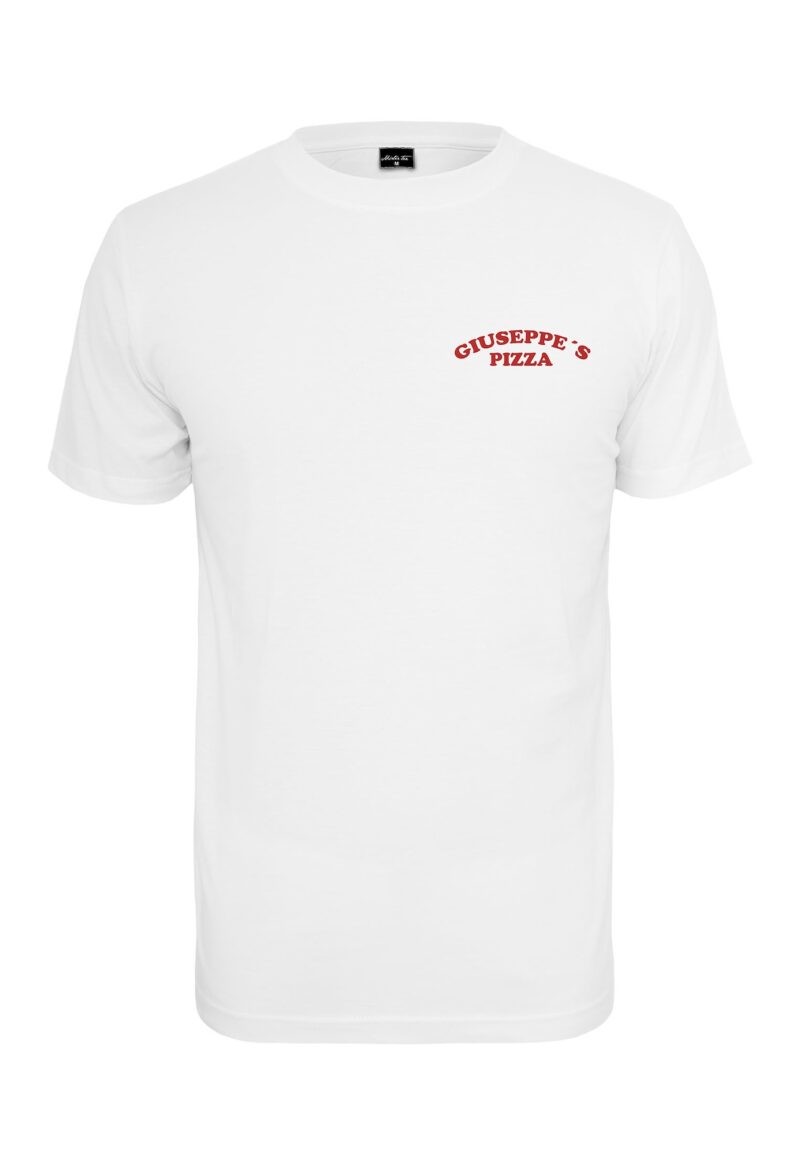 Mister Tee Tricou 'Giuseppe's Pizzeria'  roșu / negru / alb