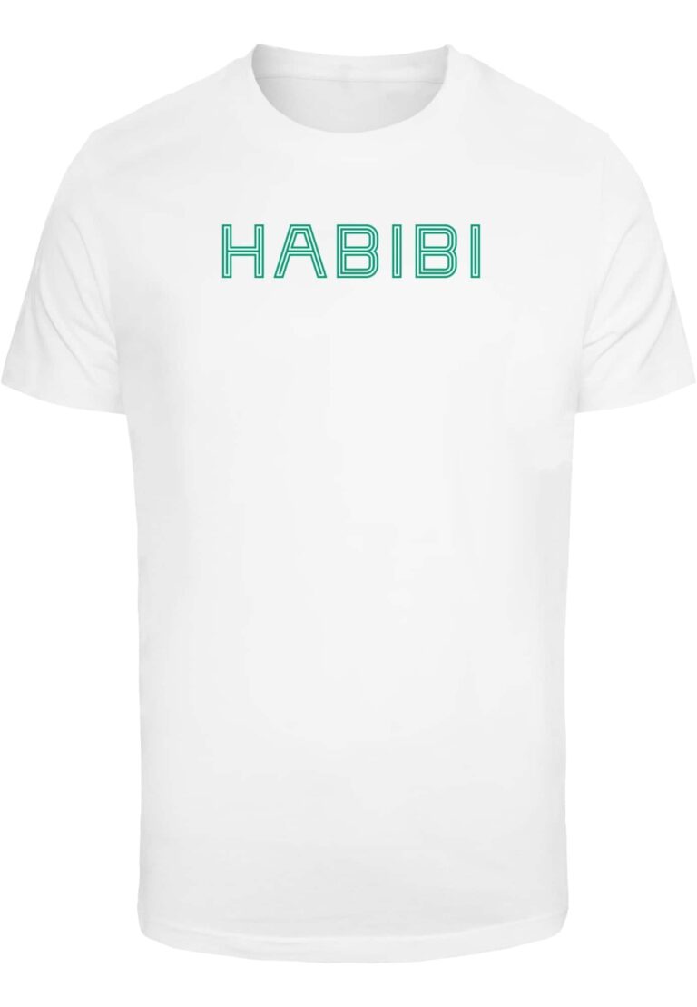 Mister Tee Tricou 'Habibi'  galben auriu / verde jad / roșu / alb