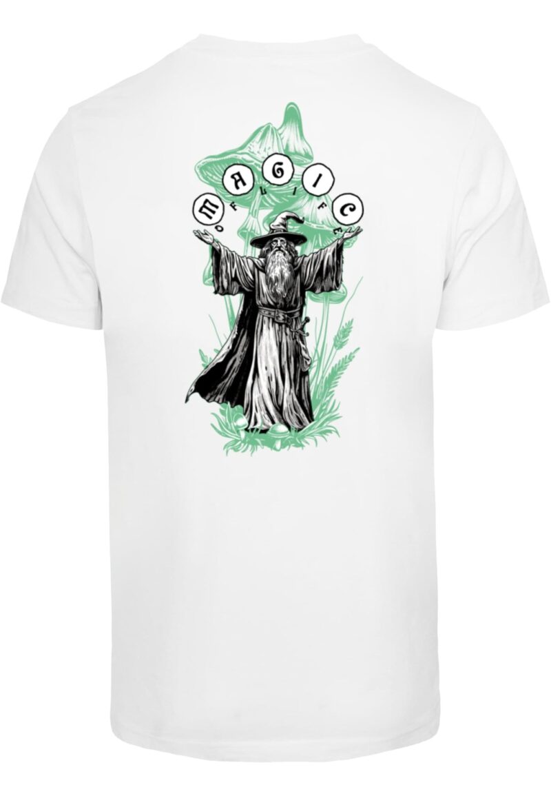 Mister Tee Tricou 'Magic Of Life'  gri / verde / negru / alb