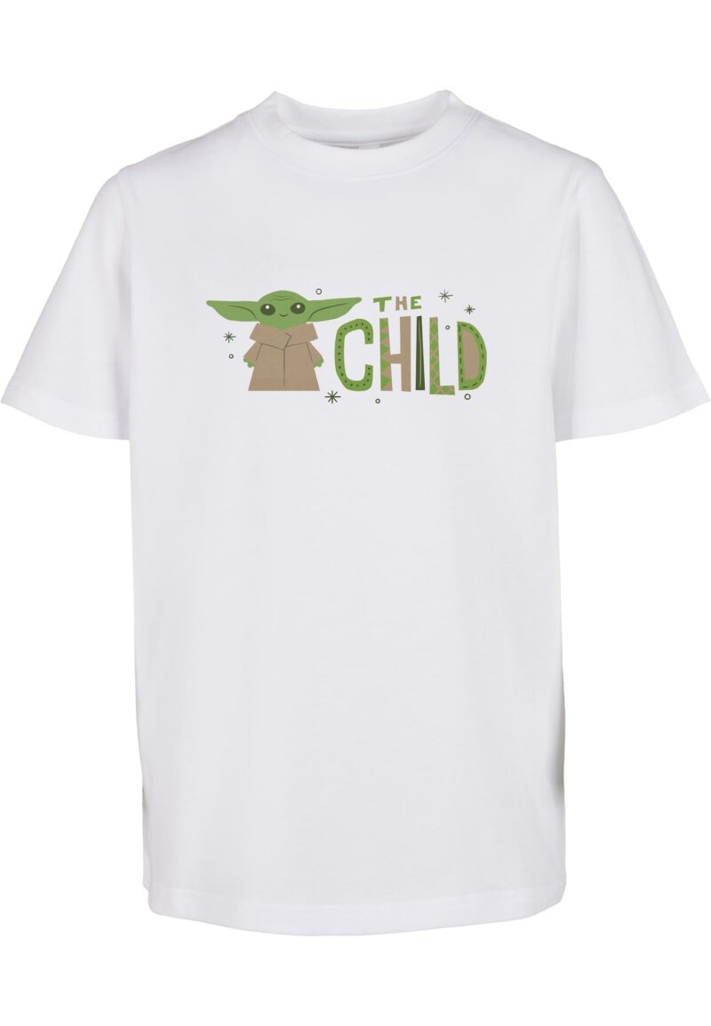 Mister Tee Tricou 'Mandalorian The Child'  bej închis / kaki / verde deschis / alb