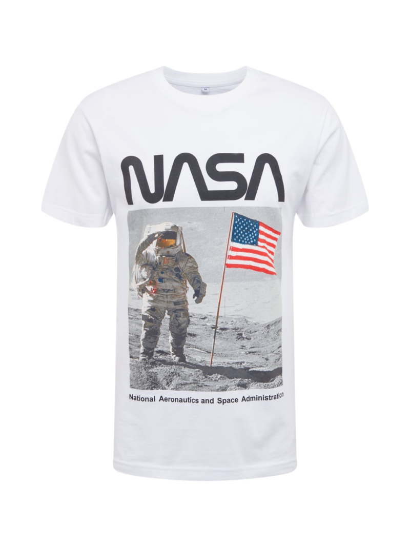 Mister Tee Tricou 'NASA'  bleumarin / verde iarbă / roșu / negru / alb murdar