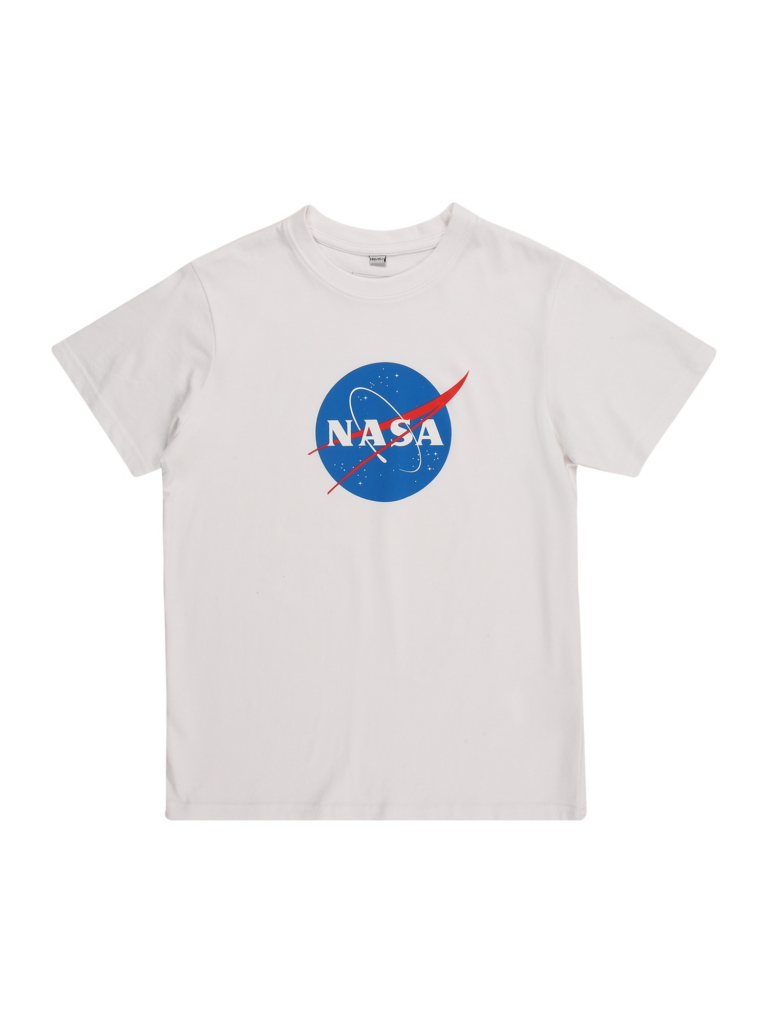 Mister Tee Tricou 'Nasa Insignia'  albastru regal / roși aprins / alb