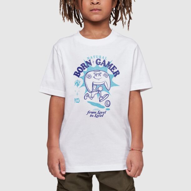 Mister Tee Tricou 'Natural Born Gamer'  albastru / albastru deschis / alb preţ