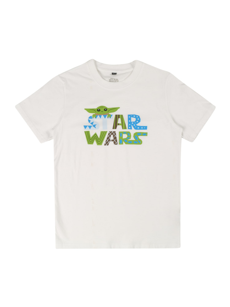 Mister Tee Tricou 'Star Wars'  albastru / kaki / verde deschis / alb