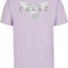 Mister Tee Tricou 'Trust Dove'  gri / mov liliachiu / negru / alb