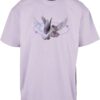 Mister Tee Tricou 'Vive la Liberte'  albastru pastel / gri / mov deschis / alb