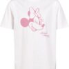 Mister Tee Tricou  roz deschis / alb