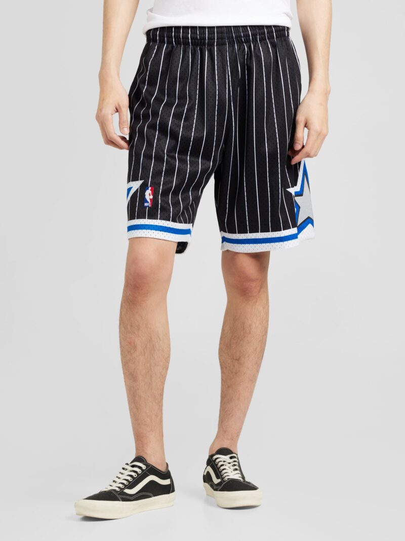 Mitchell & Ness Pantaloni sport 'Swingman'  albastru / roșu / negru / alb