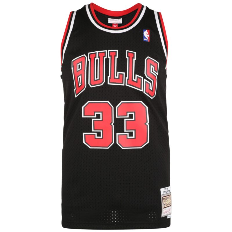 Mitchell & Ness Tricou 'Chicago Bulls'  roșu / negru / alb