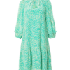 Moliin Copenhagen Rochie 'Alberta'  oliv / verde jad / alb