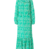 Moliin Copenhagen Rochie 'Maria'  verde jad / alb