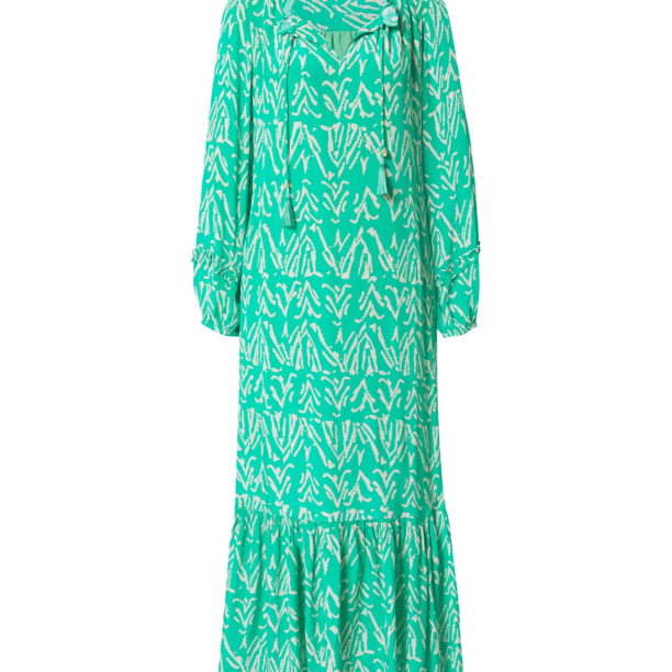 Moliin Copenhagen Rochie 'Maria'  verde jad / alb