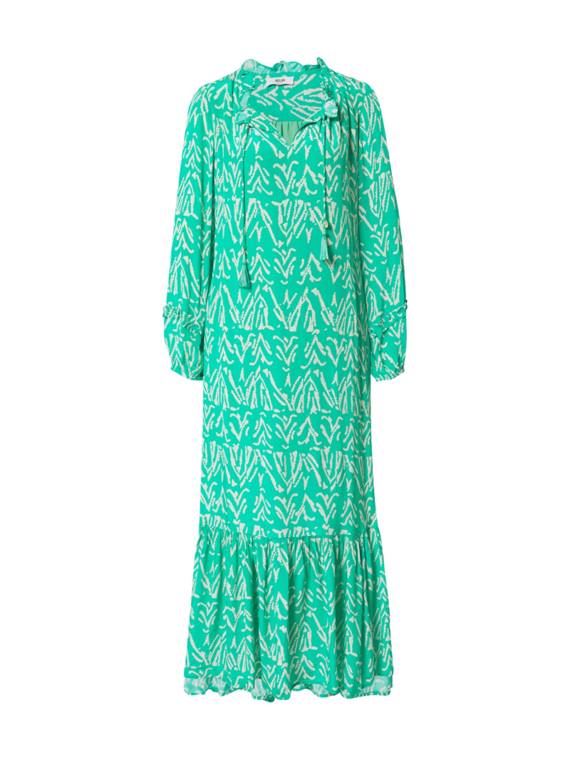 Moliin Copenhagen Rochie 'Maria'  verde jad / alb