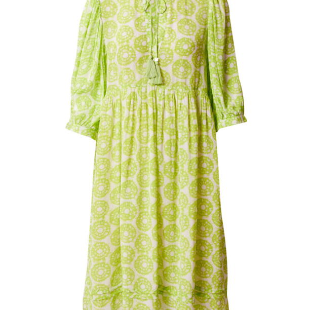 Moliin Copenhagen Rochie 'Winoa'  verde deschis / alb