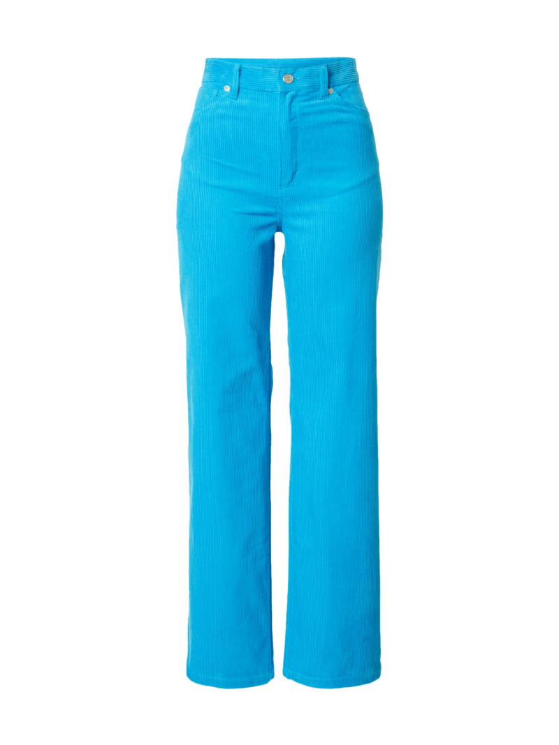 Monki Pantaloni  albastru aqua