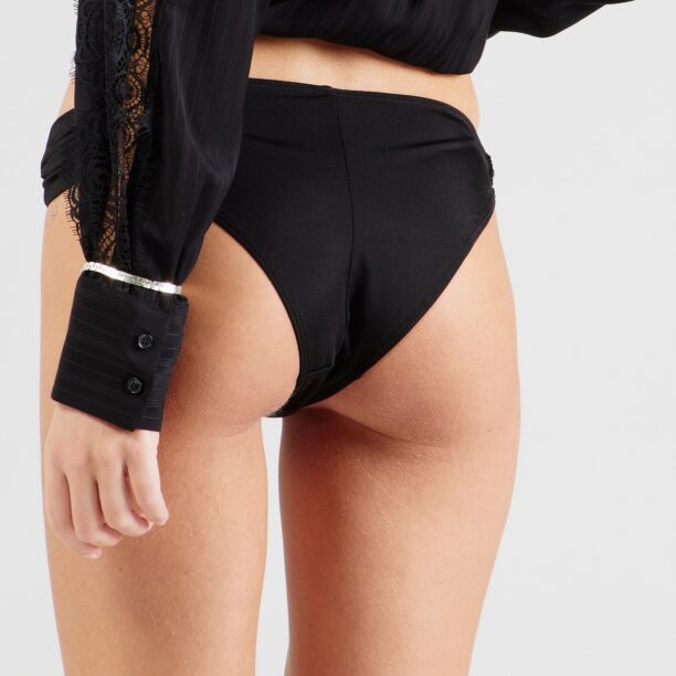 Monki Slip costum de baie  negru preţ