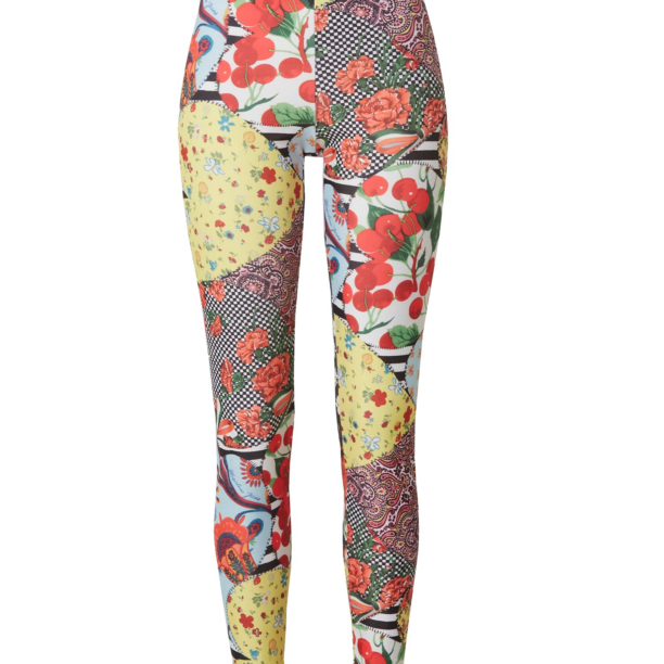 Moschino Jeans Leggings  albastru / galben / roșu / alb