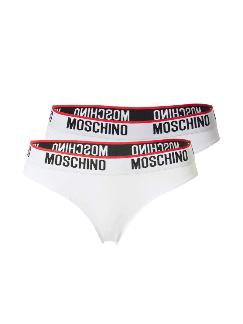 Moschino Underwear Slip  roșu / negru / alb