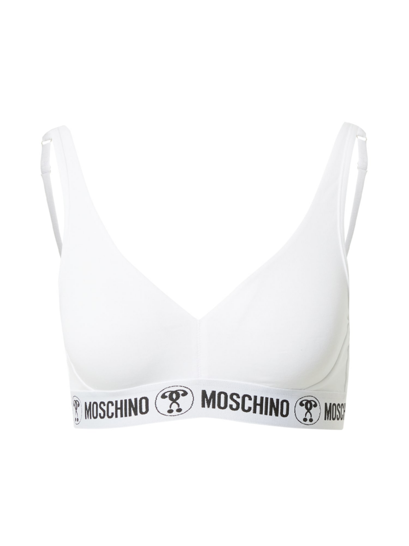 Moschino Underwear Sutien 'Reggiseno'  negru / alb