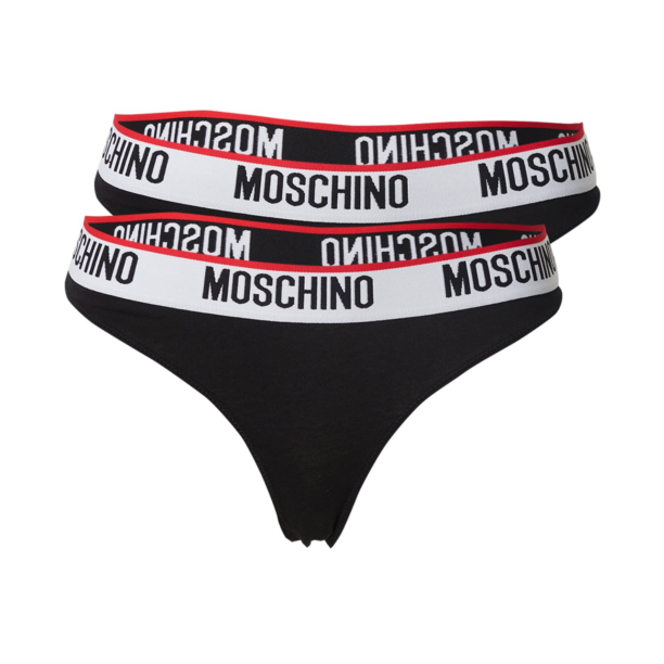 Moschino Underwear Tanga  gri / roșu / negru