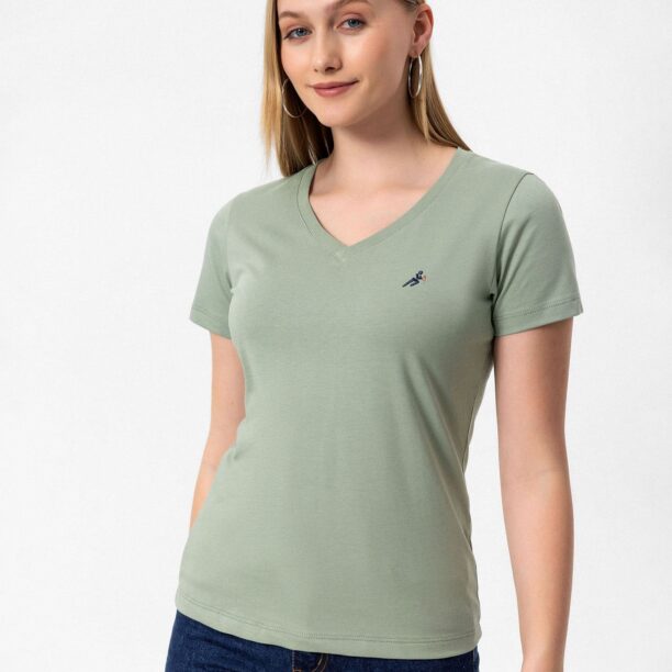 Cumpăra Moxx Paris Tricou  bej / verde / roșu