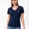 Moxx Paris Tricou  bleumarin / albastru porumbel / roz