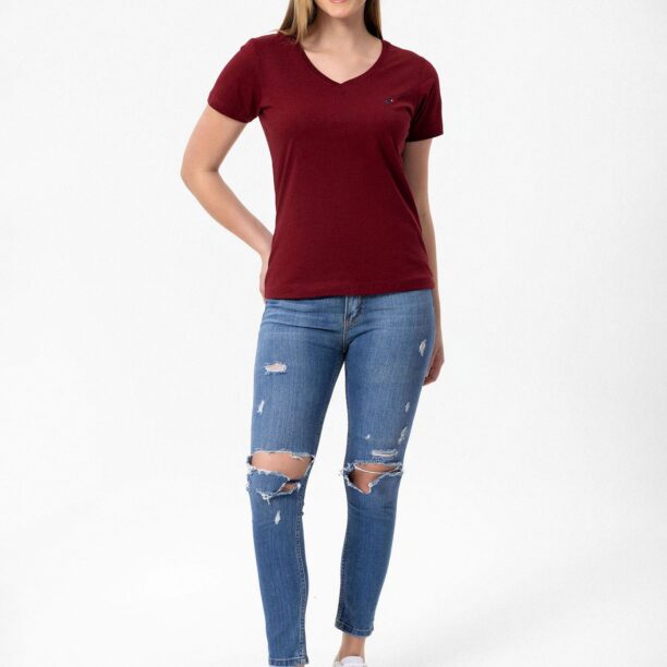 Moxx Paris Tricou  roșu bordeaux preţ