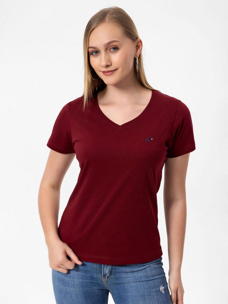 Moxx Paris Tricou  roșu bordeaux