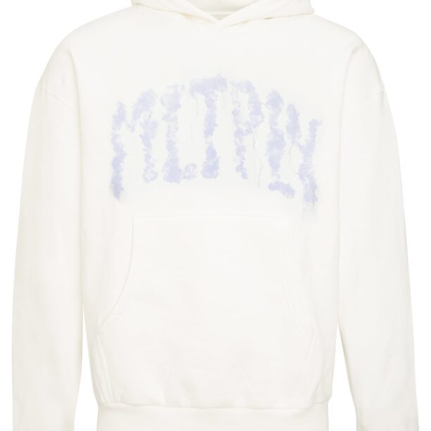 Multiply Apparel Bluză de molton  albastru deschis / alb