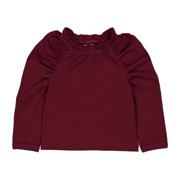 Müsli by GREEN COTTON Tricou 'Cozy'  roșu burgundy