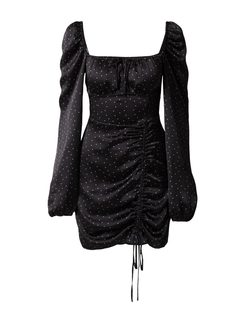 NA-KD Rochie  negru / alb