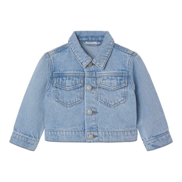 NAME IT Geacă de primăvară-toamnă 'JACK'  albastru marin / albastru denim / verde pastel / alb