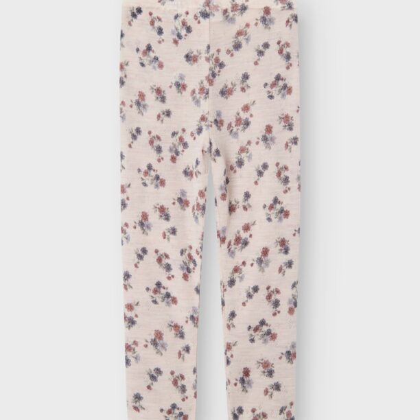 NAME IT Leggings 'NBFWANG'  albastru fumuriu / albastru închis / mov zmeură / mov pastel preţ