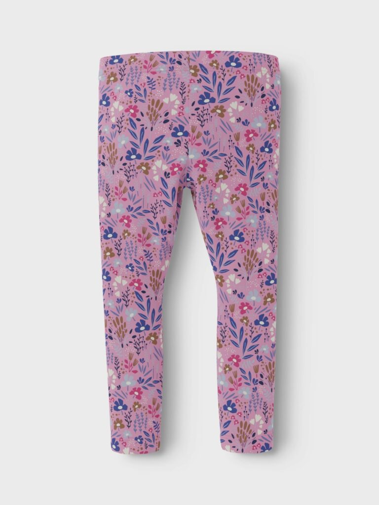 NAME IT Leggings 'NIRIANNE'  albastru / maro / fucsia