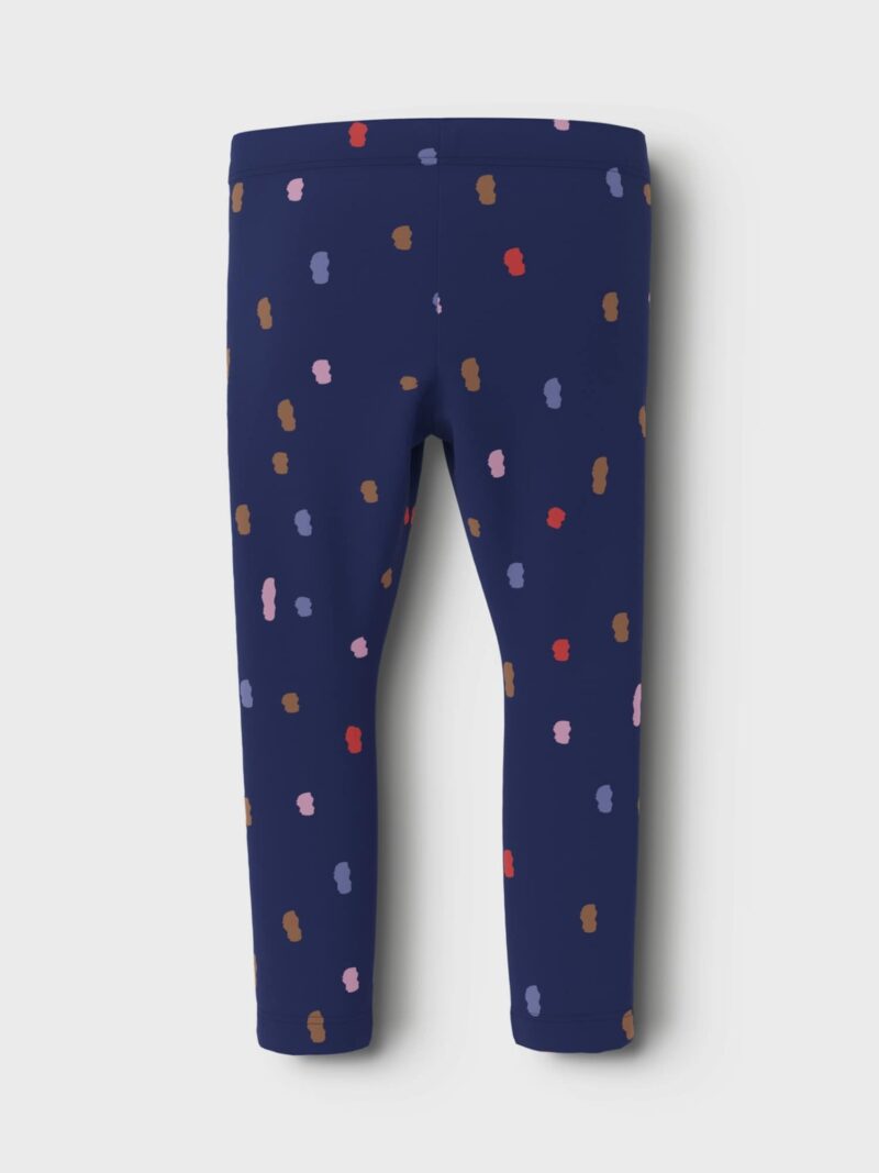 NAME IT Leggings 'NIRIANNE'  albastru noapte / maro pueblo / roz / roșu