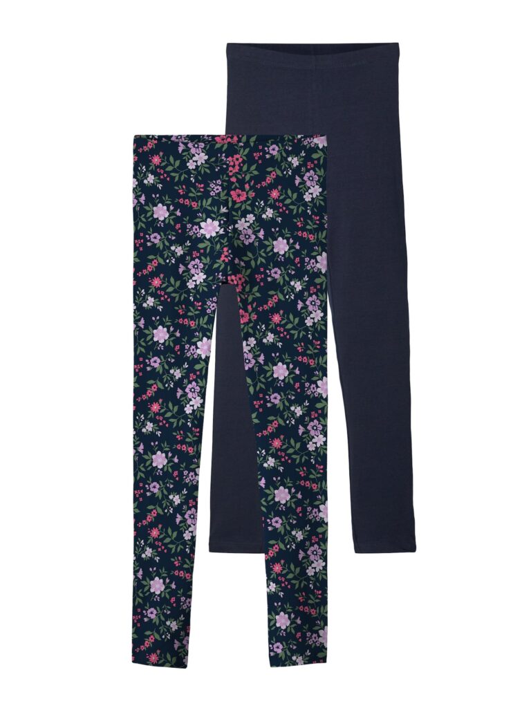 NAME IT Leggings 'VIVIAN'  safir / verde iarbă / mov deschis / fucsia